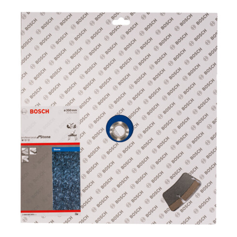 Bosch diamantdoorslijpschijf Standard for Stone 350 x 20,00/25,40 x 3,1 x 10 mm