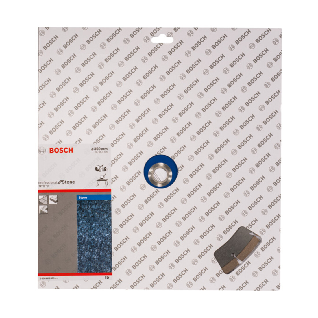 Bosch diamantdoorslijpschijf Standard for Stone 350 x 20,00/25,40 x 3,1 x 10 mm