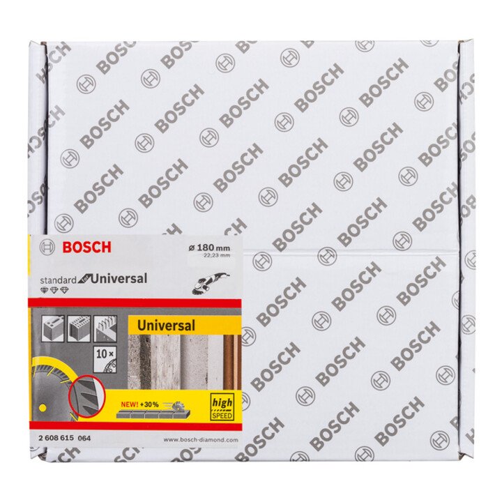 Bosch diamantdoorslijpschijf Standard for Universal, 180 x 22,23 x 2,4 x 10 mm