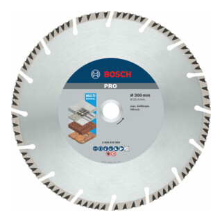 Bosch diamantdoorslijpschijf Standard for Universal 300 x 25,4 x 3,3 x 10 mm