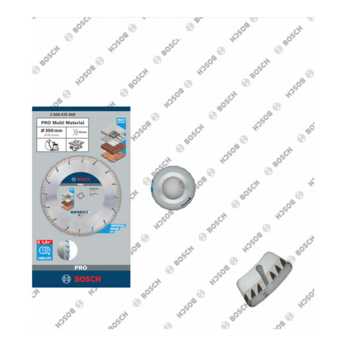 Bosch diamantdoorslijpschijf Standard for Universal 300 x 25,4 x 3,3 x 10 mm