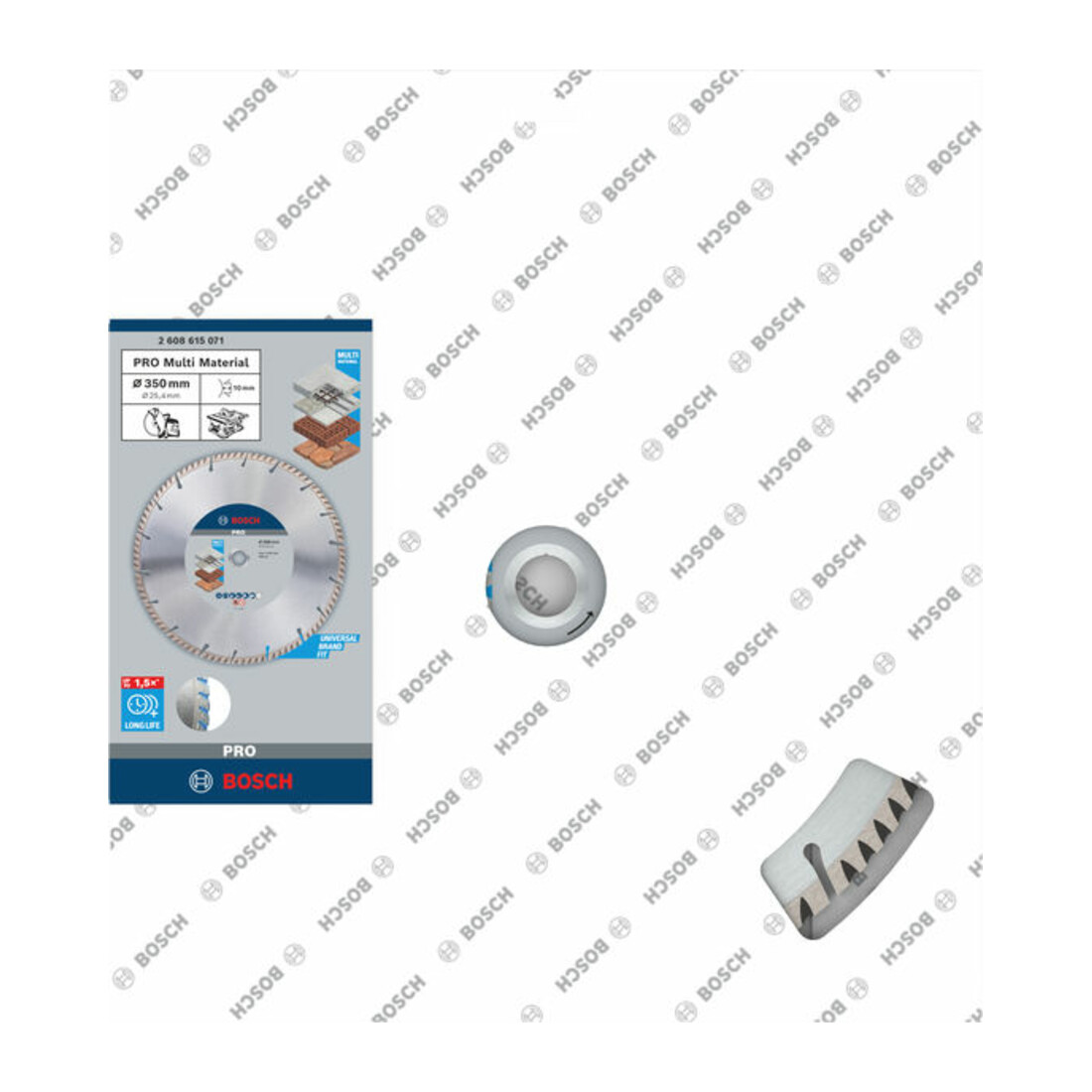 Bosch diamantdoorslijpschijf Standard for Universal 350 x 25,4 x 3,3 x 10 mm