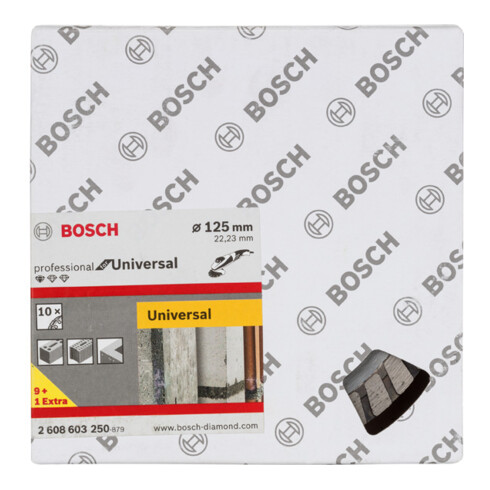 Bosch diamantdoorslijpschijf Standard for Universal Turbo 125x22,23x2x10 mm