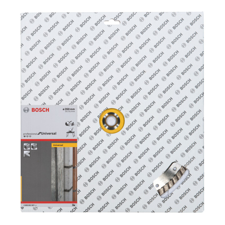 Bosch diamantdoorslijpschijf Standard for Universal Turbo 350 x 20,00/25,40 x 3 x 10