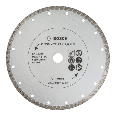 Bosch diamantdoorslijpschijf Turbo