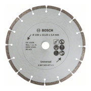 Bosch diamantdoorslijpschijf voor bouwmateriaal, diameter: 230 mm