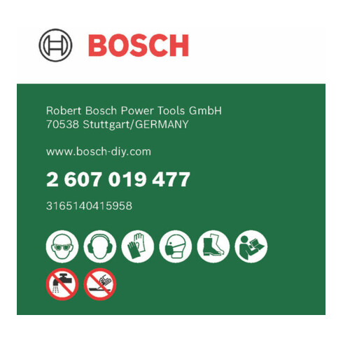 Bosch diamantdoorslijpschijf voor bouwmateriaal, diameter: 230 mm