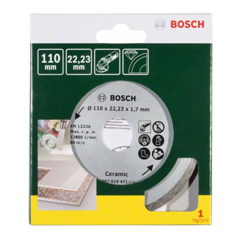 Bosch diamantdoorslijpschijf voor tegels