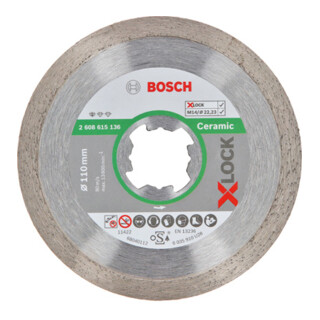 Bosch X-LOCK diamantdoorslijpschijf Standaard voor keramiek