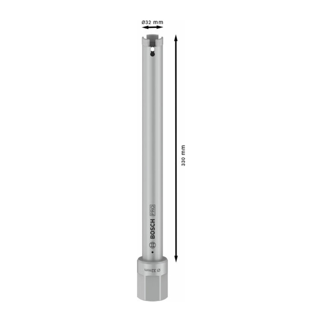 Bosch diamantboorkroon voor droge kern 1 1/4" UNC Best for Universal