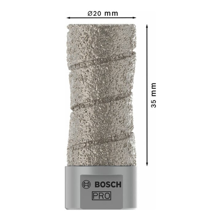 Bosch diamantfrees 20 x 35 mm