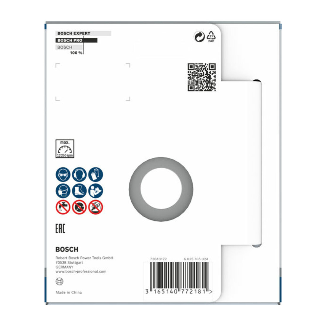 Bosch diamantschijf Best for Universal Turbo 125 x 22,23 x 5 mm geel