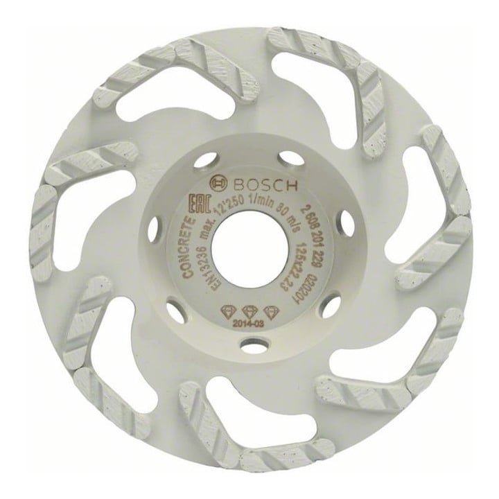 Bosch diamantschijf Best for Concrete 125 x 22,23 x 4,5 mm L-vormig