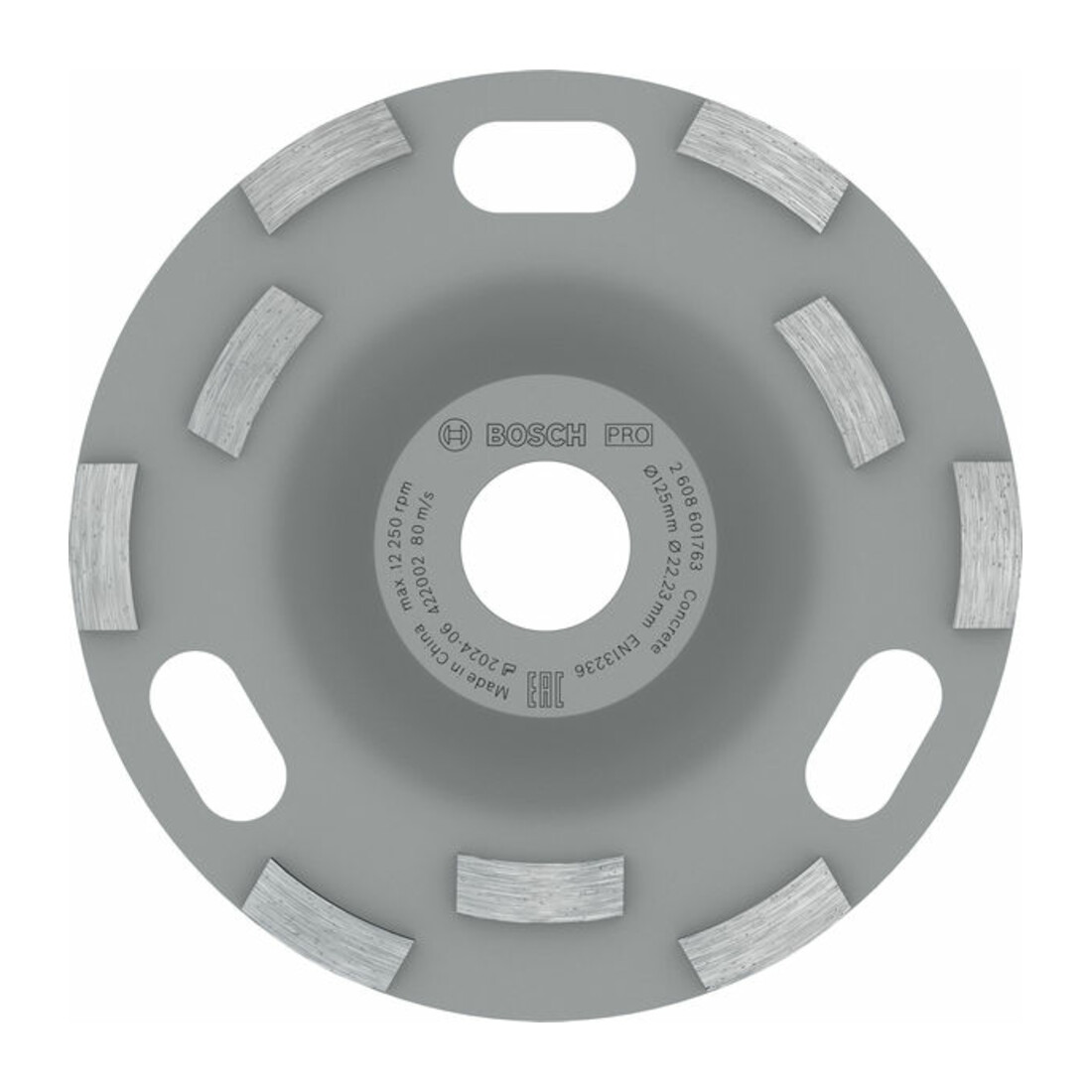 Bosch diamantschijf Expert for Concrete hoge snelheid 125 x 22,23 x 5 mm