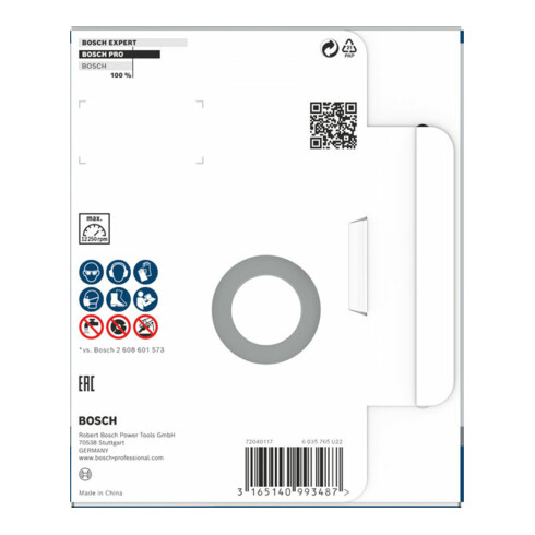 Bosch diamantschijf Expert for Concrete hoge snelheid 125 x 22,23 x 5 mm