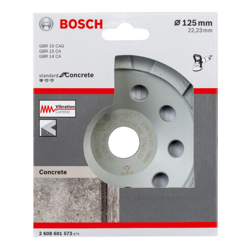 Bosch diamantschijf Standard for Concretesteen, middelhard 22,23 mm