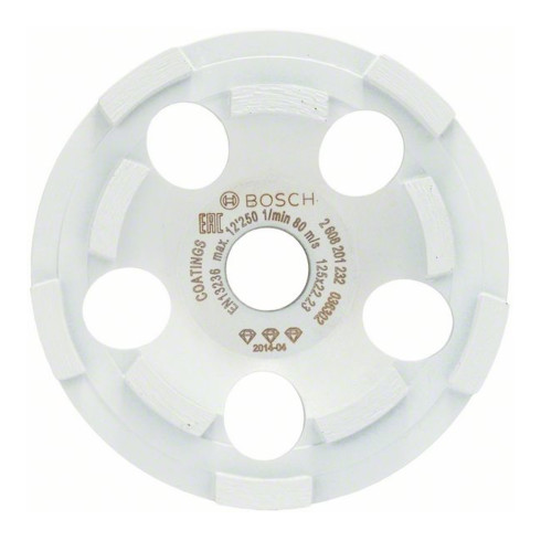 Bosch Diamanttopfscheibe Best for Protective Coating 125 x 22,23 x 4,5 mm
