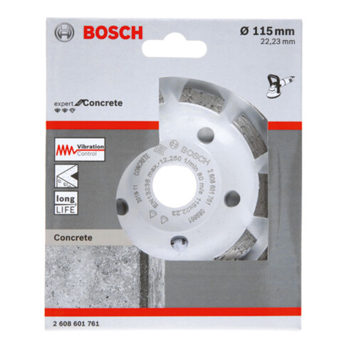 Bosch Diamanttopfscheibe, Expert for Concrete, Durchmesser 115 mm