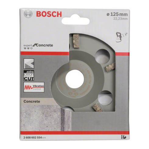 Bosch Diamanttopfscheibe Expert for Concrete Extra Clean 50 g/mm 125 x 22,23 x 4,5mm