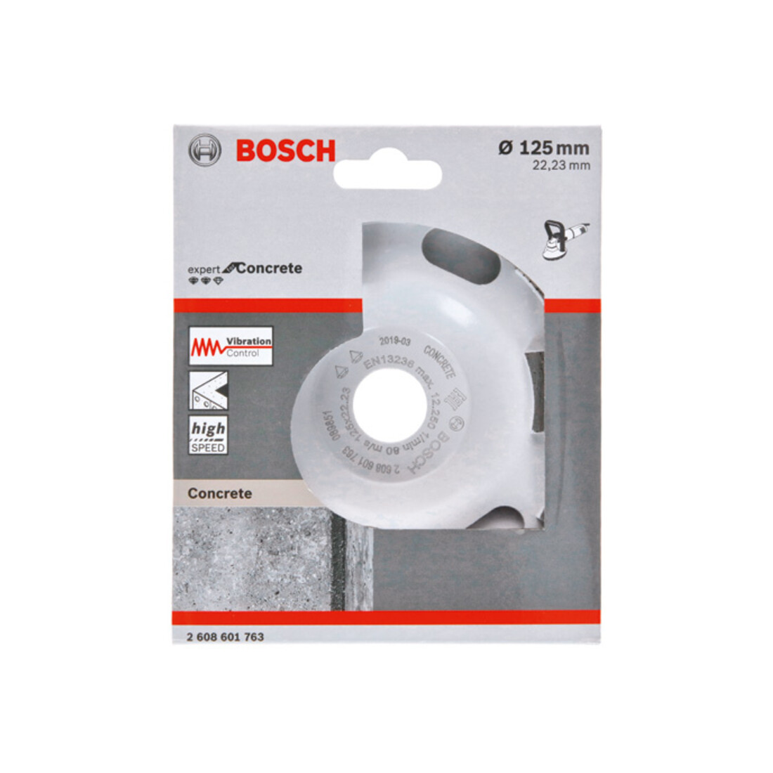 Bosch Diamanttopfscheibe Expert for Concrete Hohe Geschwindigkeit 125 x 22,23 x 5 mm
