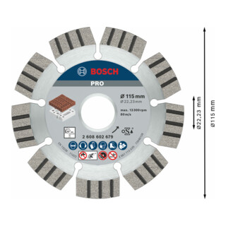 Bosch Diamanttrennscheibe Best for Abrasive