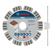 Bosch Diamanttrennscheibe Best for Abrasive 125 x 22,23 x 2,2 x 12 mm-4