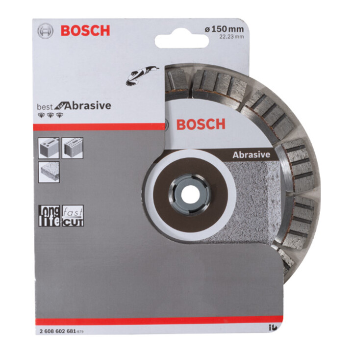 Bosch Diamanttrennscheibe Best for Abrasive 150 x 22,23 x 2,4 x 12 mm