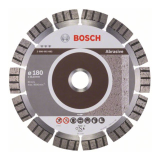 Bosch Diamanttrennscheibe Best for Abrasive 180 x 22,23 x 2,4 x 12 mm