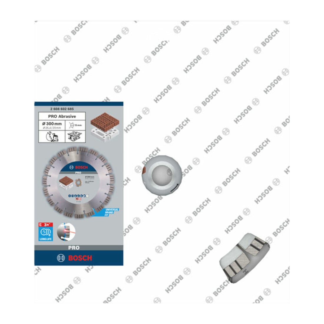 Bosch Diamanttrennscheibe Best for Abrasive 300 x 20,00/25,40 x 2,8 x 15 mm