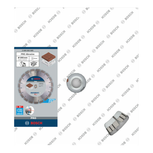 Bosch Diamanttrennscheibe Best for Abrasive 300 x 20,00/25,40 x 2,8 x 15 mm