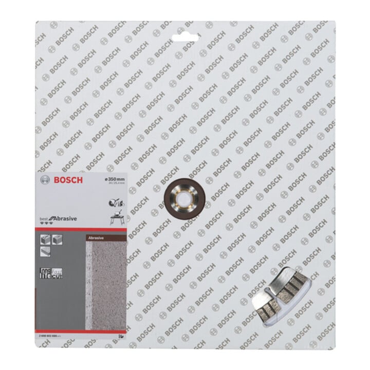 Bosch Diamanttrennscheibe Best for Abrasive, 350 x 20,00/25,40 x 3,2 x 15 mm