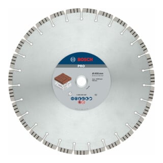 Bosch Diamanttrennscheibe Best for Abrasive 400 x 20,00/25,40 x 3,2 x 12 mm