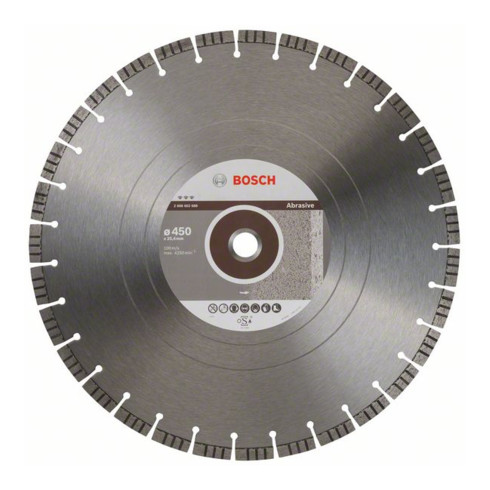 Bosch Diamanttrennscheibe Best for Abrasive 450 x 25,40 x 3,6 x 12 mm