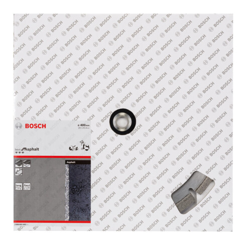 Bosch Diamanttrennscheibe Best for Asphalt 400 x 20,00/25,40 x 3,2 x 12 mm