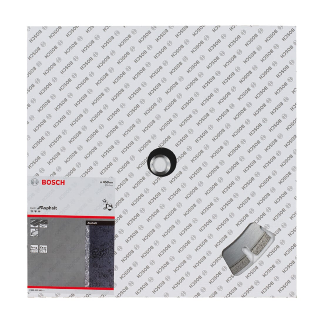 Bosch Diamanttrennscheibe Best for Asphalt 450 x 25,40 x 3,6 x 12 mm