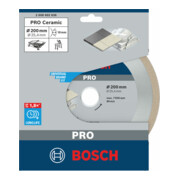 Bosch Diamanttrennscheibe Best for Ceramic 200 x 25,40 x 2,2 x 10 mm-5