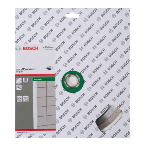 Bosch Diamanttrennscheibe Best for Ceramic 250 x 30/25,40 x 2,4 x 10 mm