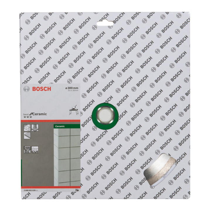 Bosch Diamanttrennscheibe Best for Ceramic 300 x 30/25,40 x 2,8 x 10 mm