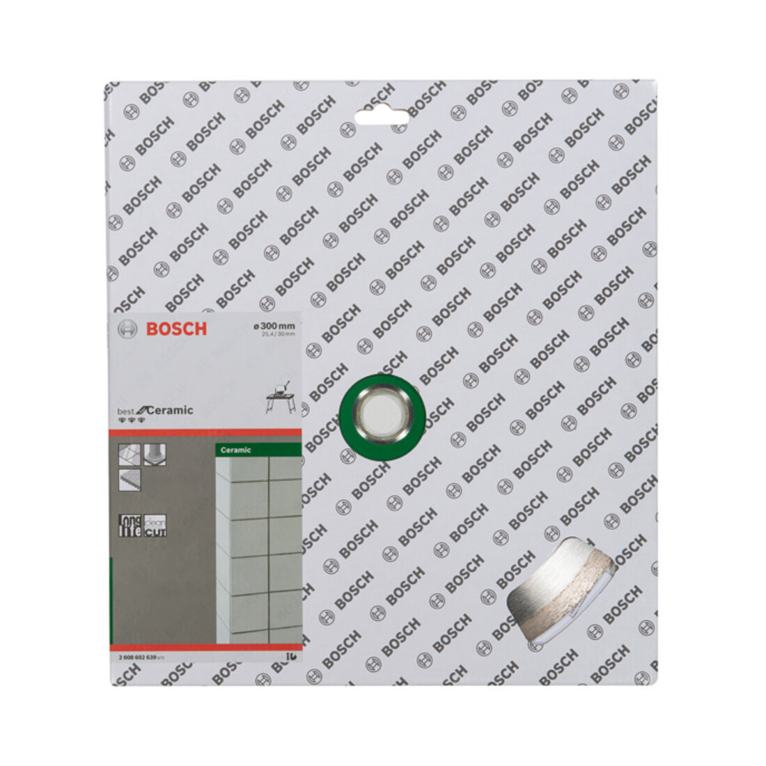 Bosch Diamanttrennscheibe Best for Ceramic 300 x 30/25,40 x 2,8 x 10 mm