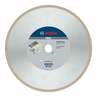 Bosch Diamanttrennscheibe Best for Ceramic 350 x 30/25,40 x 3 x 10 mm