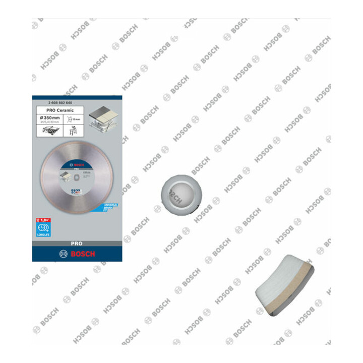 Bosch Diamanttrennscheibe Best for Ceramic 350 x 30/25,40 x 3 x 10 mm