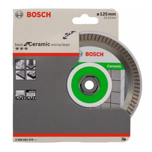 Bosch Diamanttrennscheibe Best for Ceramic Extra-Clean Turbo