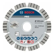 Bosch Diamanttrennscheibe Best for Concrete 125 x 22,23 x 2,2 x 12 mm-1
