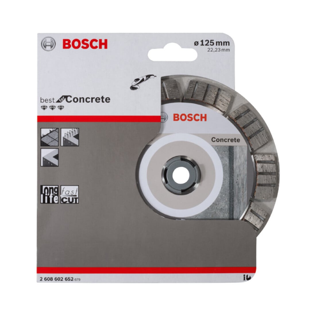 Bosch Diamanttrennscheibe Best for Concrete 125 x 22,23 x 2,2 x 12 mm