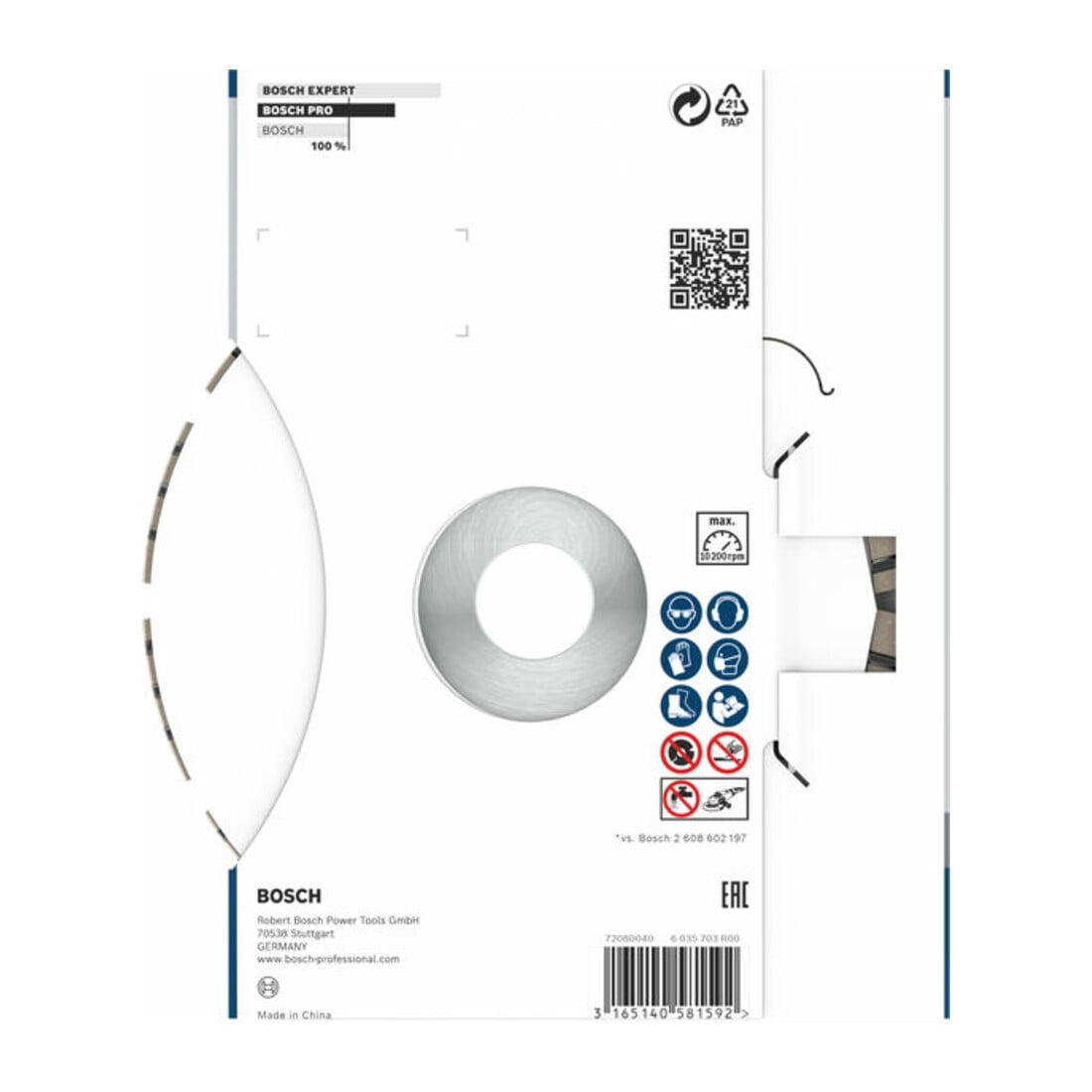 Bosch Diamanttrennscheibe Best for Concrete 150 x 22,23 x 2,4 x 12 mm