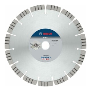 Bosch Diamanttrennscheibe Best for Concrete 230 x 22,23 x 2,4 x 15 mm