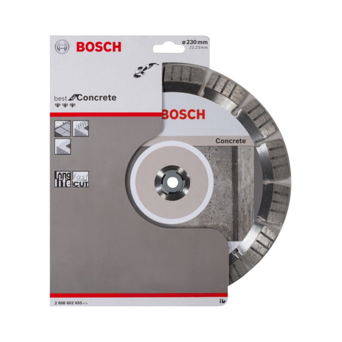 Bosch Diamanttrennscheibe Best for Concrete 230 x 22,23 x 2,4 x 15 mm