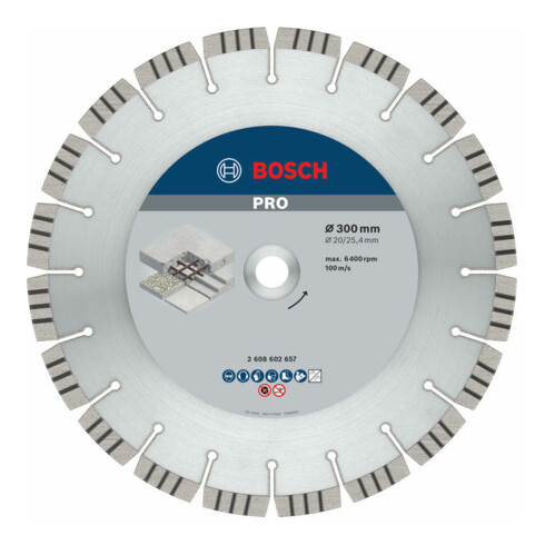 Bosch Diamanttrennscheibe Best for Concrete 20,00/25,40