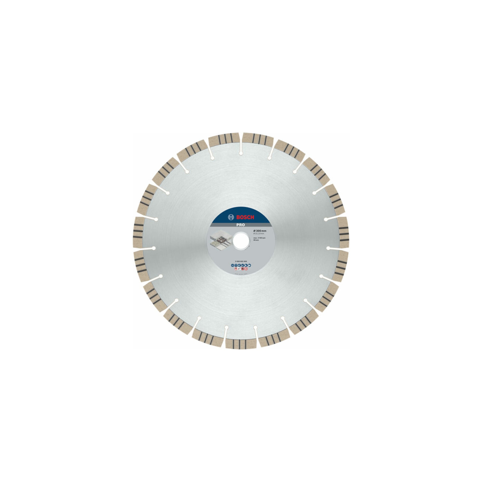 Bosch Diamanttrennscheibe Best for Concrete 300 x 22,23 x 2,8 x 15 mm