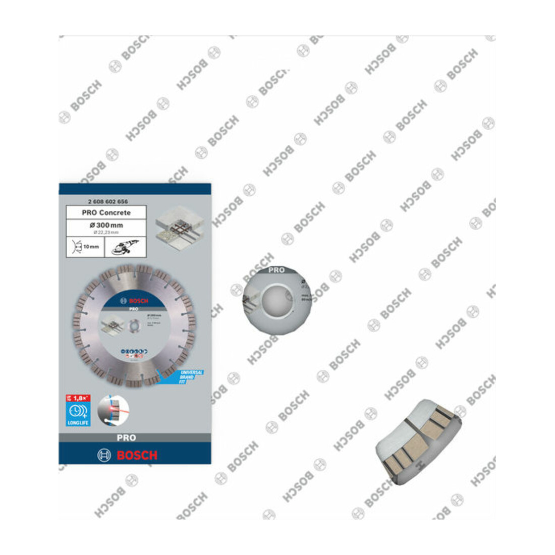 Bosch Diamanttrennscheibe Best for Concrete 300 x 22,23 x 2,8 x 15 mm